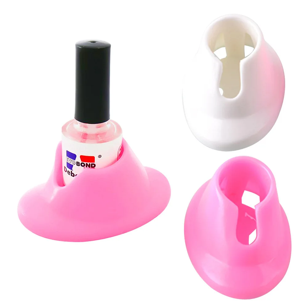 Rubber Nail Gel Polish Holder Display Varnish Bottle Stand Container Glue Tilter Feature Pro Nail Art Manicure Tools