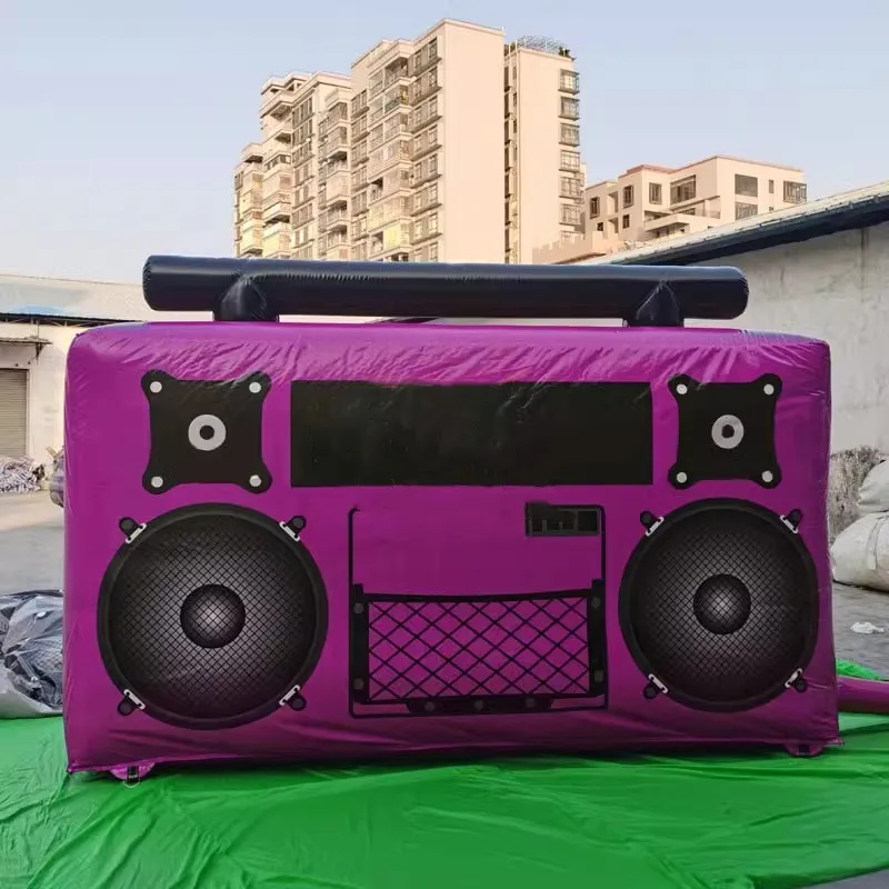 Customized Outdoor Big Inflatable Radio Model Promotional Advertising Inflatable Audio Recorder For Sale