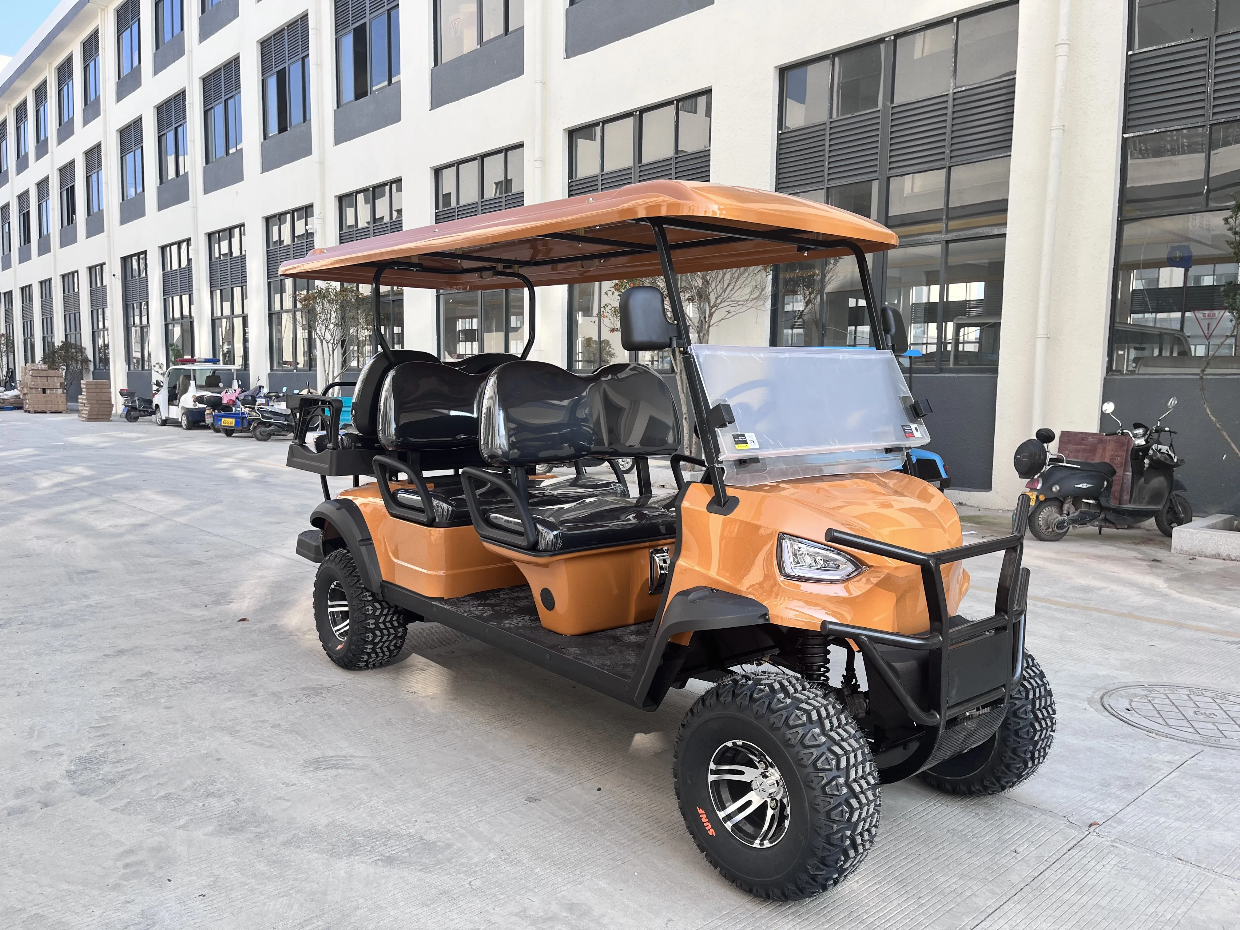 gasoline vintage golf carts 4-Stroke Oil Cooler Fuel tank capacity 150CC 300CC Golf Cart 4-6 Seats For Hunting With CE