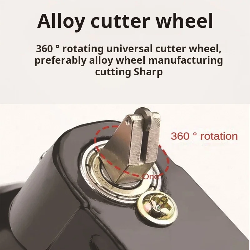 Industrial compass knife ceramic tile rounding range hood glass hole opener six-wheel glass compass knife for glass