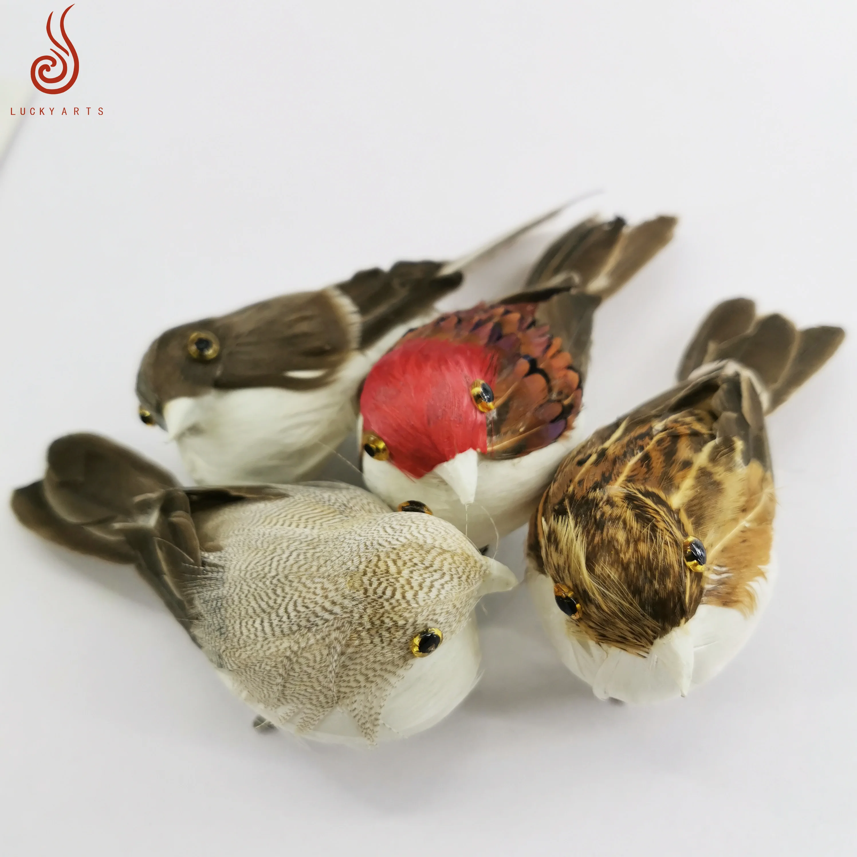 2024 ручной работы Искусственное перо птицы для подарка и семейного украшения