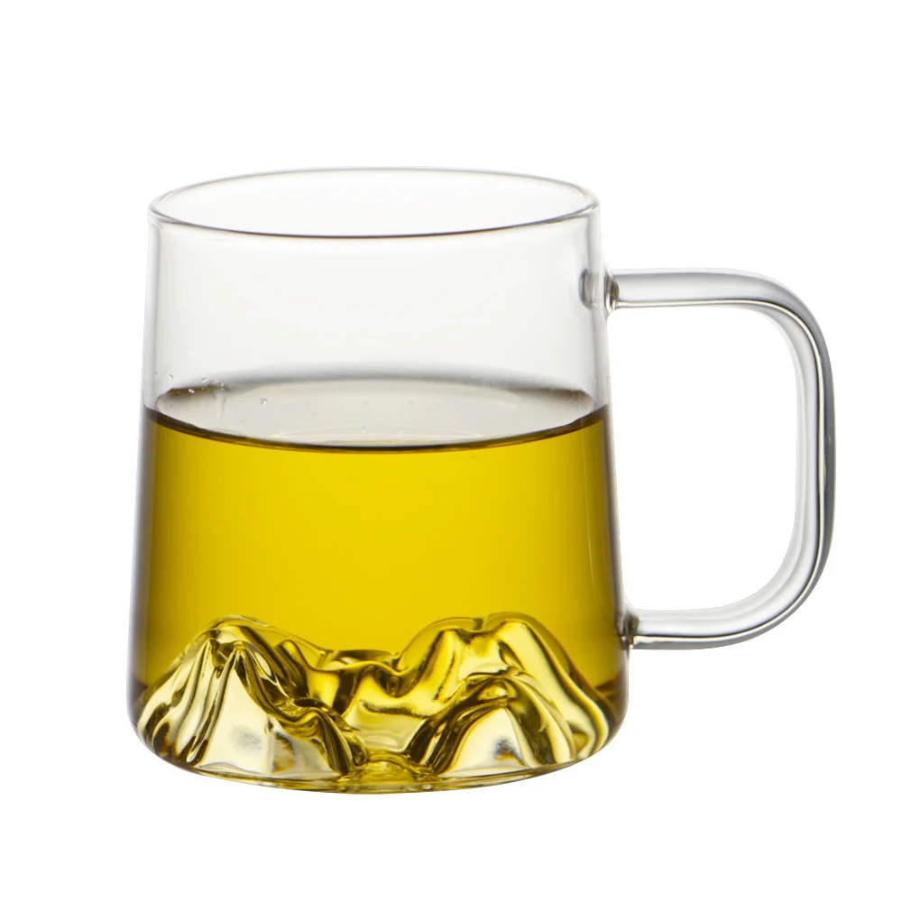 Креативная термостойкая стеклянная чашка в форме Фудзи, чашка для пудинга, чашка для виски, кружка для пива и чая