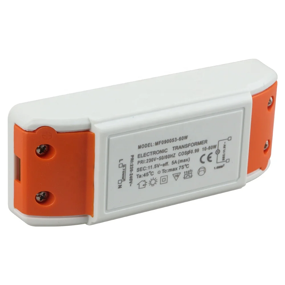 Guangzhou Short circuit and overload protection  electronic transformer for halogen lamp