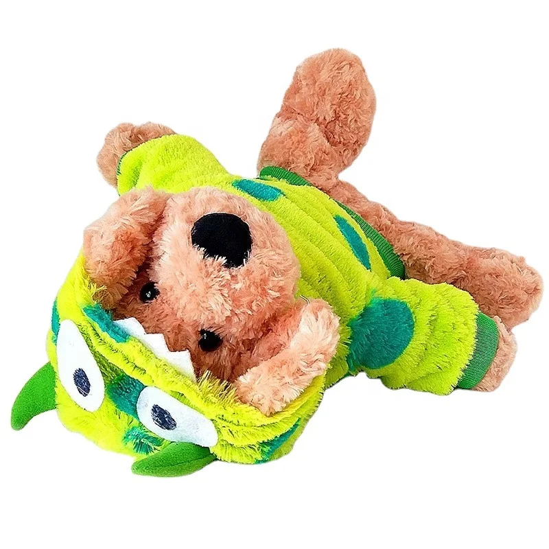 
Fancy cute green dot small dog designer cloths clothes pet winter warm pet hoodies 