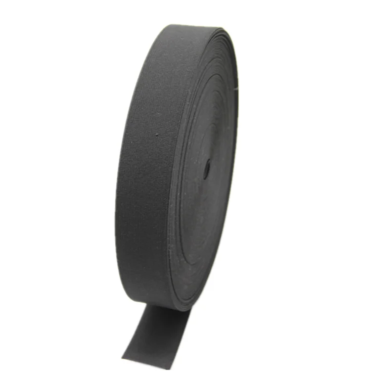 
Color Decorative Polyester Black 3cm Elastic Band for Clothing 
