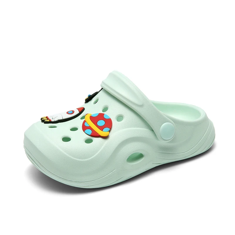 Little Kids Clogs Cute Boys Girls Non-Slip Breathable Slides Sandals Children Lightweight Slip-on Garden Clogs Toddlers