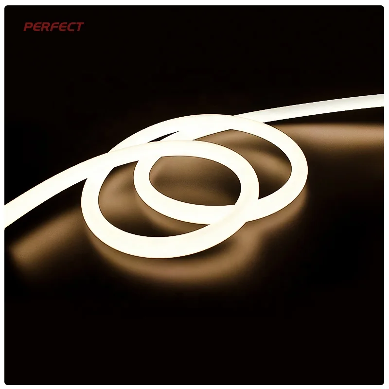 Led Neon 360 round neon led light strip 220v 120led 2835 tube led flex strip