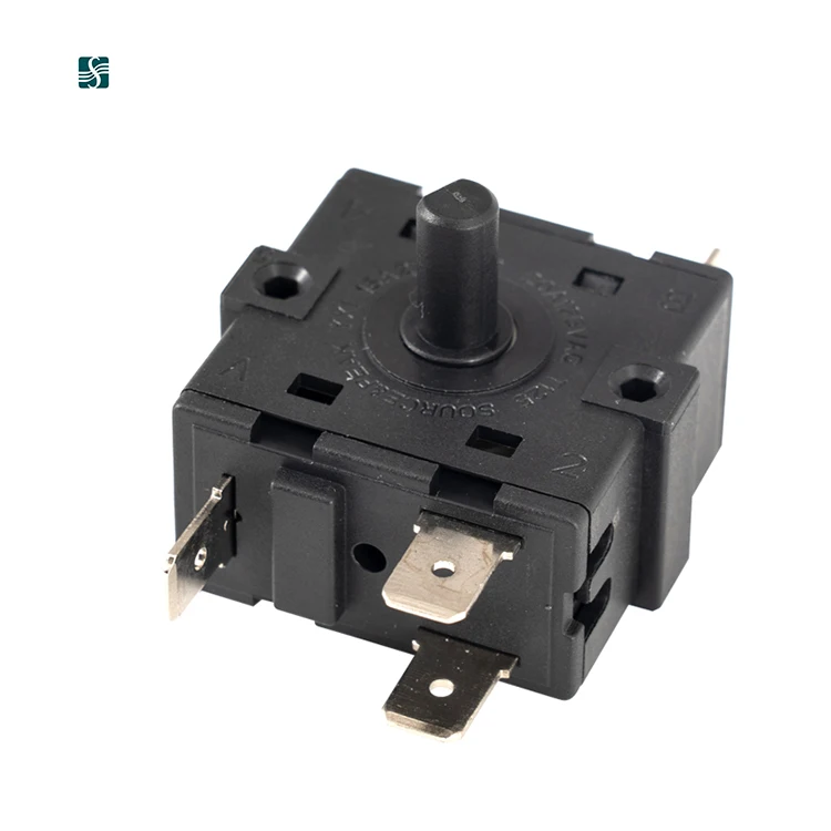 Wholesale Hight Quality 4 Pole Electrical Switch Safe And Reliable 16A 250VAC 4 Position Oven Rotary Switch