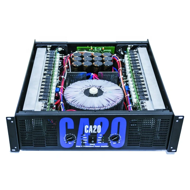 OEM/ODM CA Series 3U звуковой стандарт CA20 5000 Вт Профессиональный усилитель