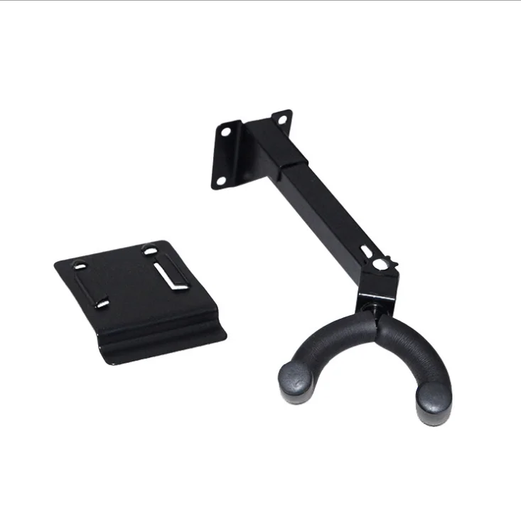 Гитары настенное крепление вешалка 6 шт. в упаковке гитара крюк стену прямой держатель стенд черный дисплей с винтами-Простота