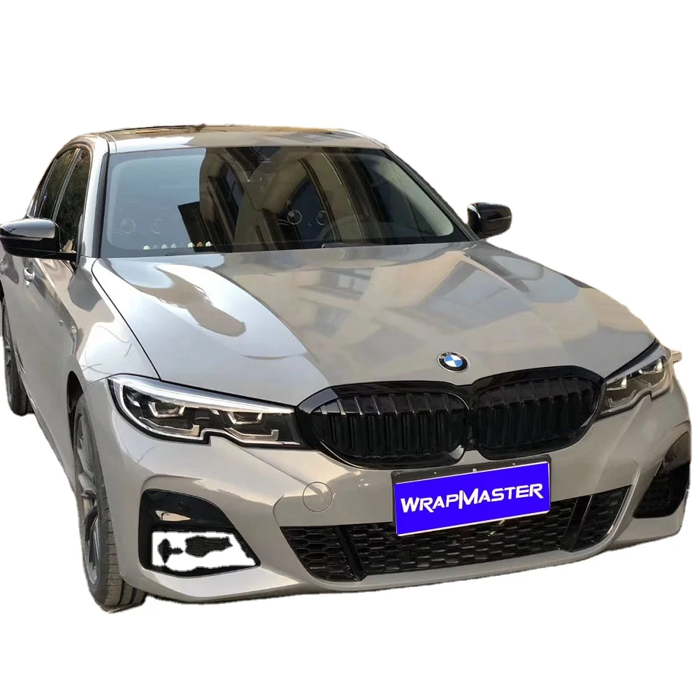 WRAPMASTER Paint Protection Film Super Crystal Gloss Nardo Light Grey Auto Wrapping Vinyl Stickers Wrap