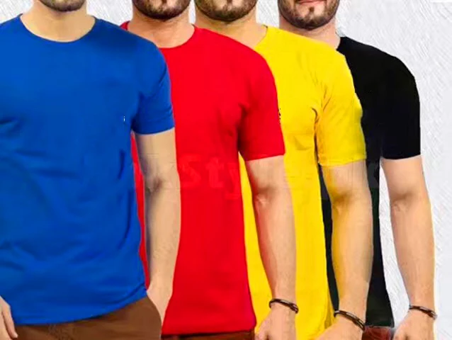 Free Custom Logo Printing Low MOQ Wholesale Tshirts for Men and Women Express Shipping
