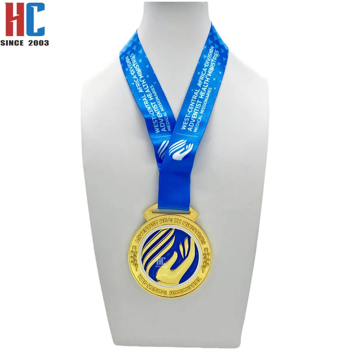 20 Years Factory Custom 3D gold plated sports Medal 2024 souvenir award