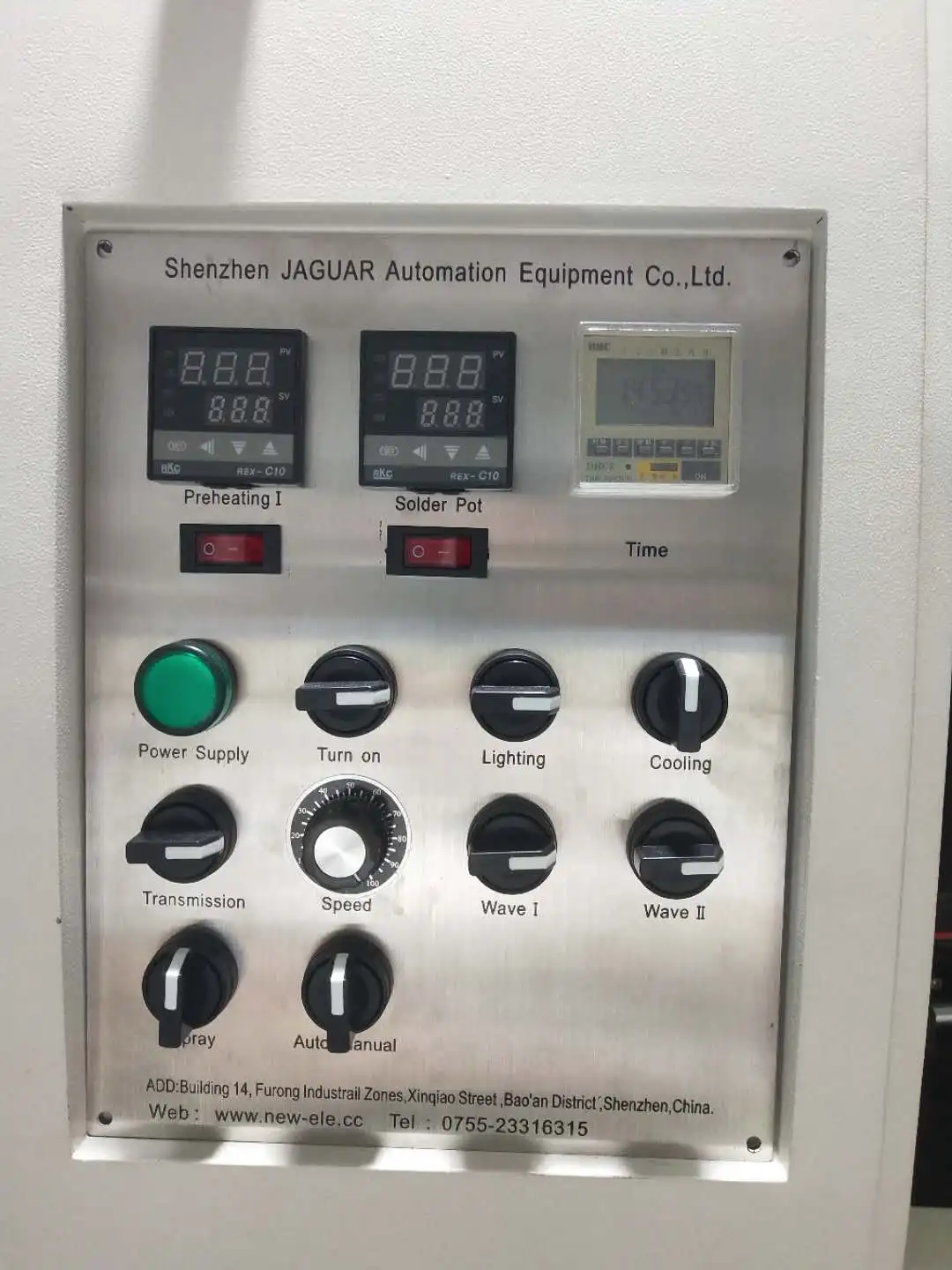 PC Control Wave Soldering Machine For Large Pcb Board Manufacture And Assembly