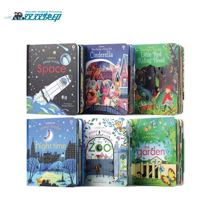 Factory Direct Sales Baby Education 3d Pop Up Interactive Children Books Pull Push Board Books