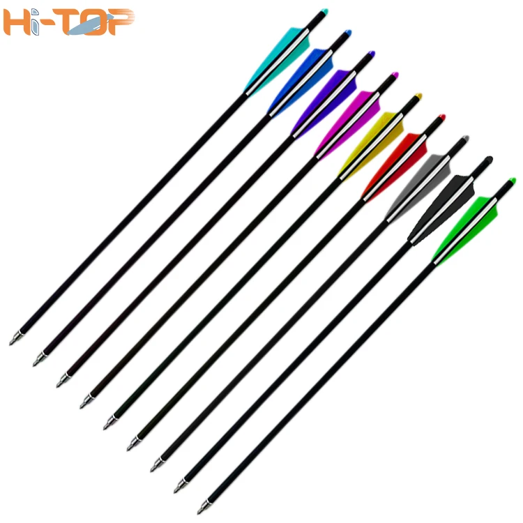 Hitop Shooting Fishing Arrows Archery Bow Hunting  Bolts 16Inch Carbon And Arrow