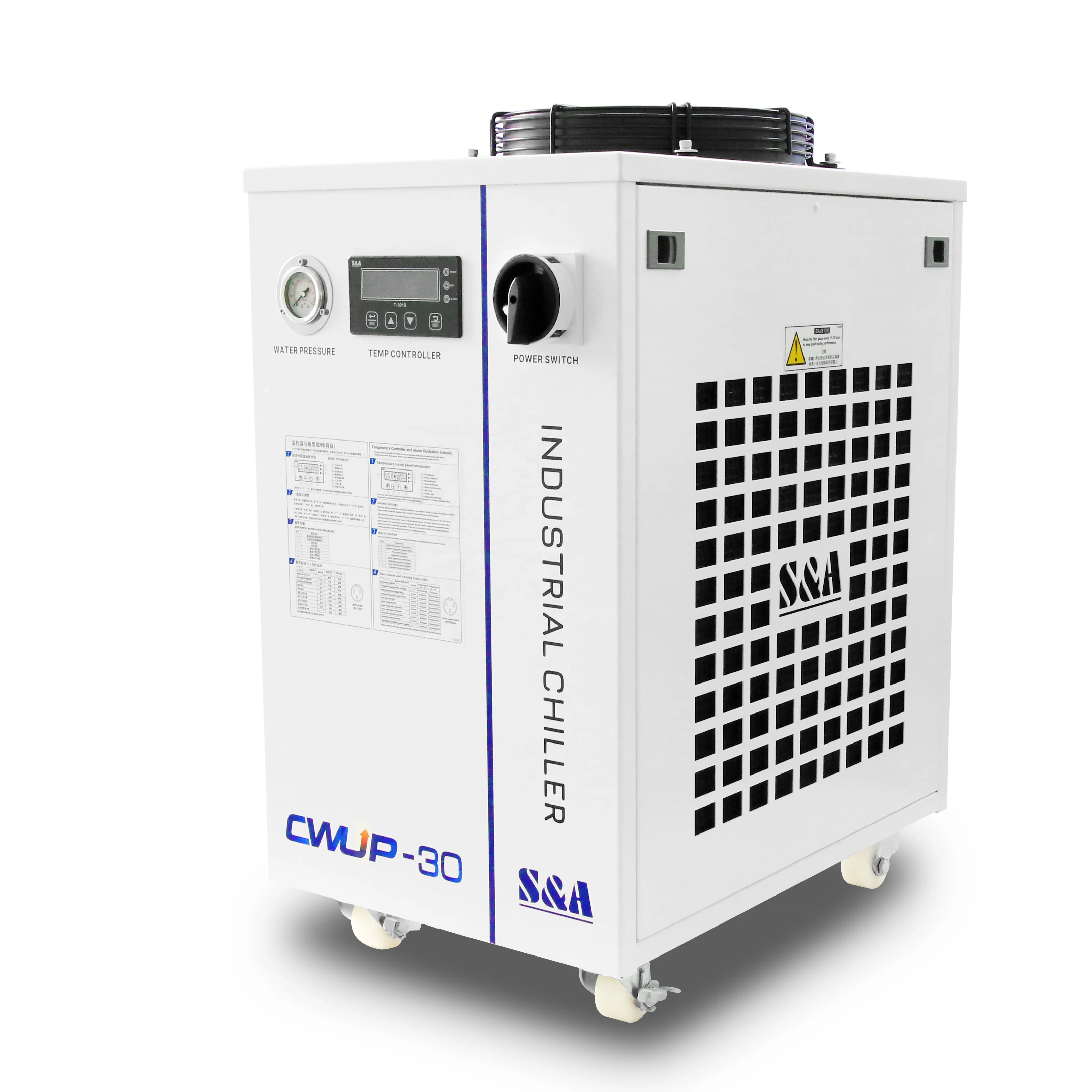 S&A Good Price CWUP-30 Ultra Low Temperature Adsorption UV Laser Chiller For Factories