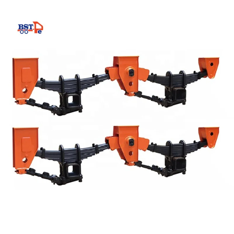 
2Axle American Type Mechanical Suspension With Leaf Spring 