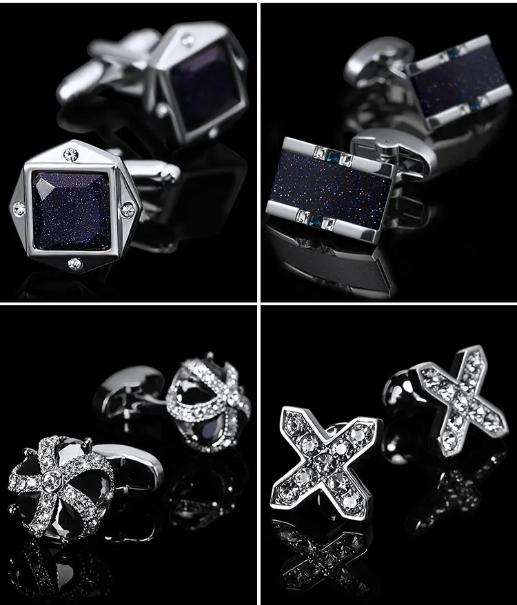 Бесплатный образец, продвижение, алмазная резка, индивидуальная металлическая Мужская запонка из нержавеющей стали без ржавчины