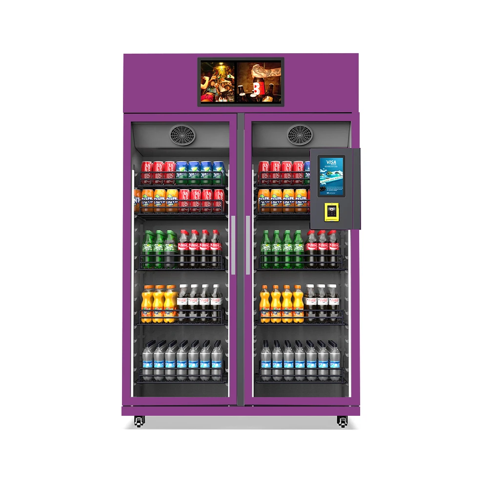 FEISHI New Style Smart Cooler Vending Machine Refrigerated Fridge Vending Machine For Shopping Mall