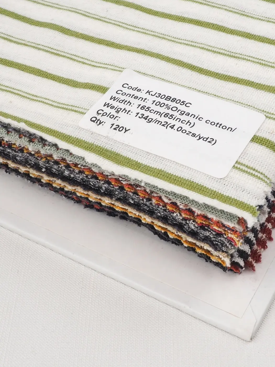 
Hemp Fabric Stock Swatches Ready To Ship No MOQ(Knit swatch book) 