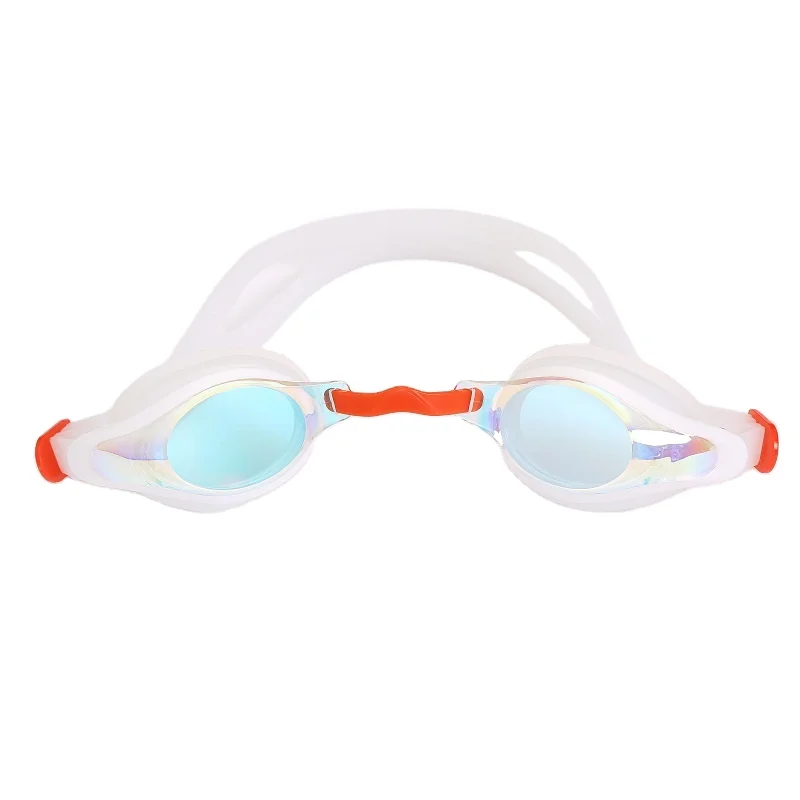 
Fashion Design Swim Mirrored Coating Anti Fog Silicone Swimming Goggles with Adjustable Strap Water-proof Swimming Glasses 