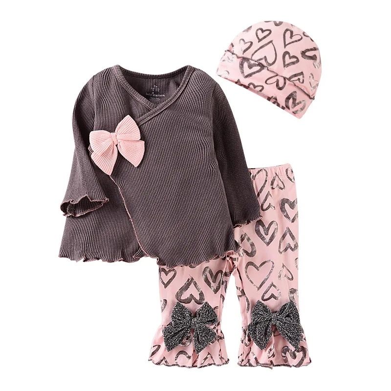 
Toddler Clothing Set Baby Girls Boutique Children Outfit Kids Winter Clothes Set 