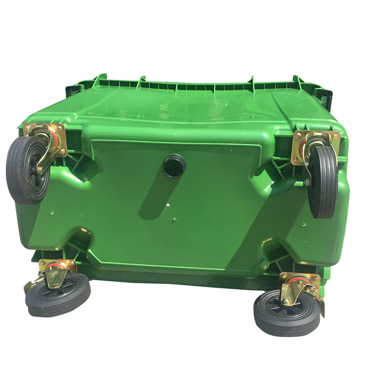 
Wheely Bins And Accessories 660 Liter Plastic Dustbin 660L Mobile Garbage Bin Wheelie Bin 