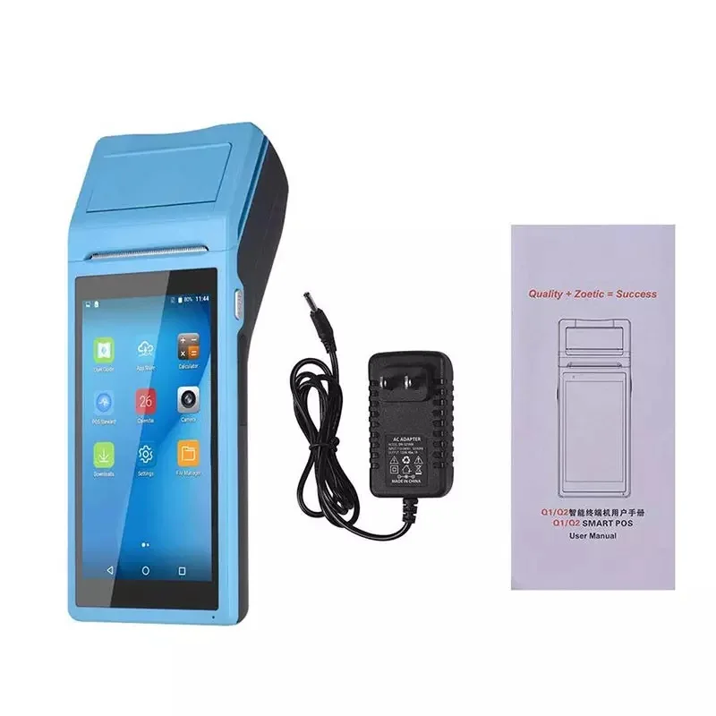 Q1 5.5 inch 4G Billing Pos Terminal Cash Register Handheld Mobile Pos Machine Restaurant Software Pos Systems