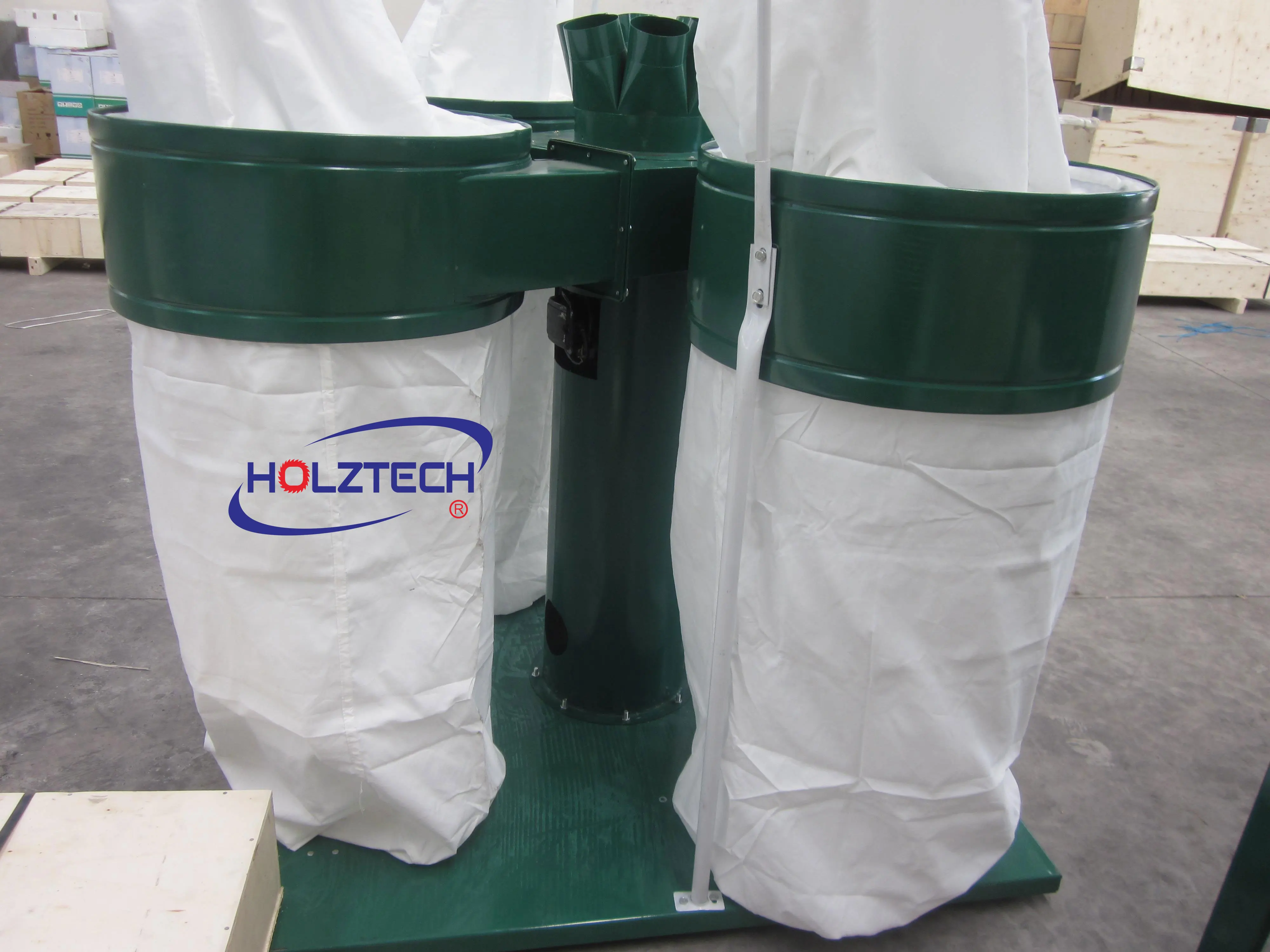 Industrial dust collection dust collector for sander panel saw and other woodworking machines