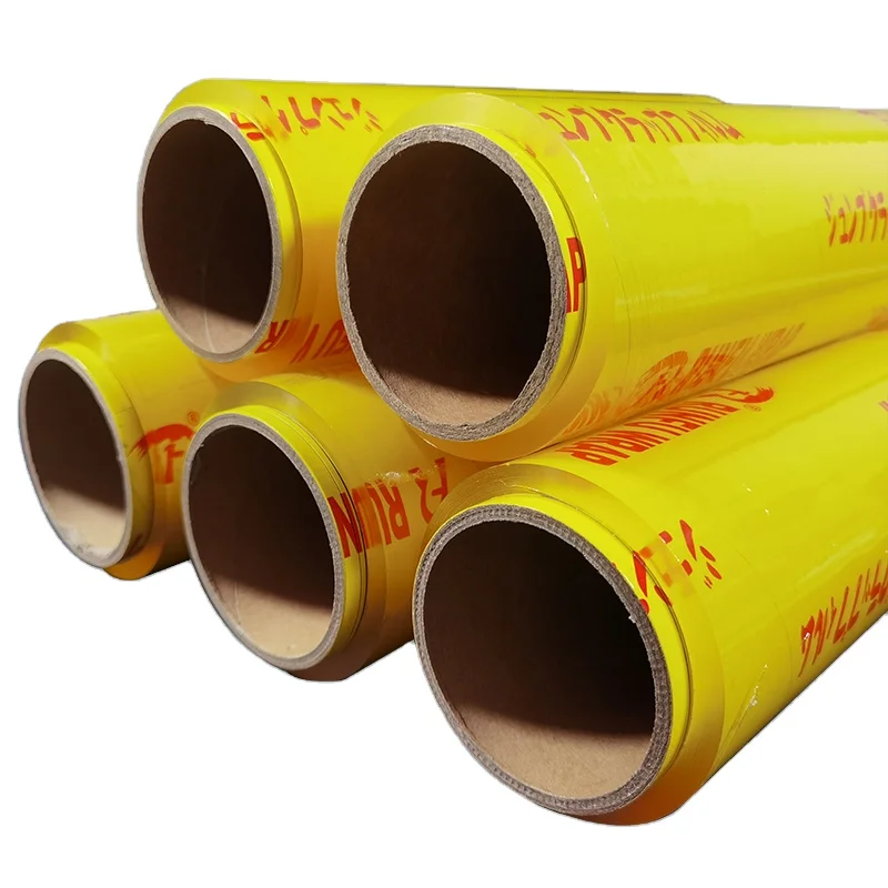 High Toughness PE Stretch Film Heat Sealing Plastic Film China Manufacturer Food Cling Wrap Cover 11Mic 2500M Plastic Wrap roll