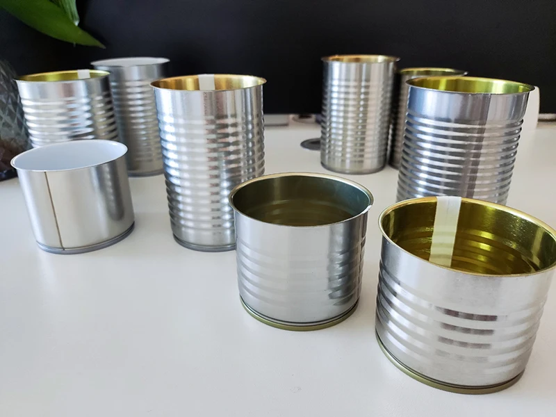 High quality Food Grade 3 Pieces Empty Tin Can With Easy Open Lid can be used in coffee milk fish ect.