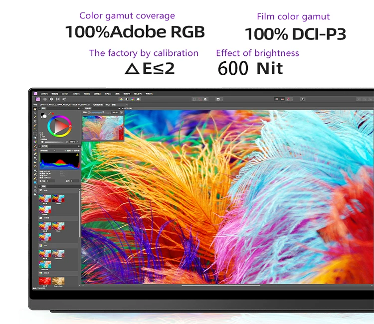 Ehomwei 13.3 and 15.6 inch Portable Monitor - OLED Touch Monitor dual Touch Screen 4K Original oled screen portable monitor