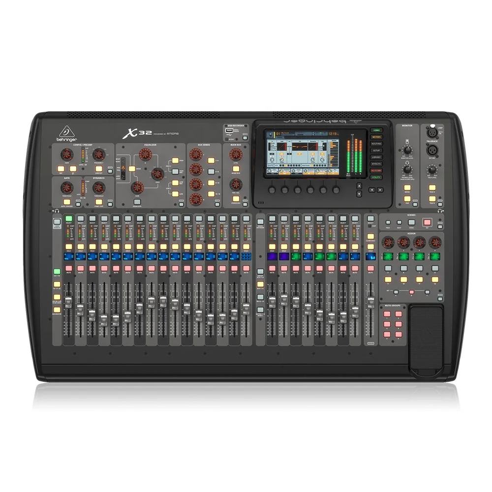 Behringer X32 цифровая консоль 32 входа 16 выходов наружная линейная Колонка аудиосистема цифровой микшер