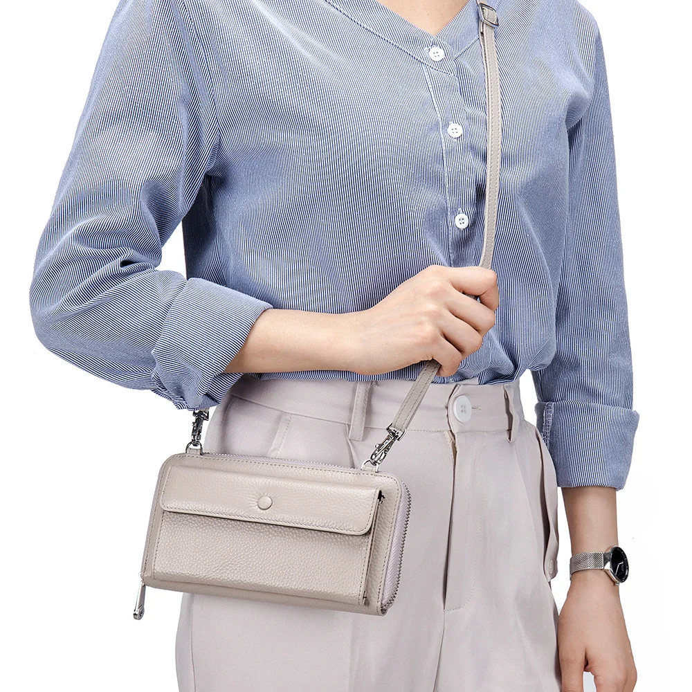 New Touch-Screen Mobile Phone Bag Transparent Mobile Phone Package Multi-Functional Cross-Body Purse One-Shoulder women handbag