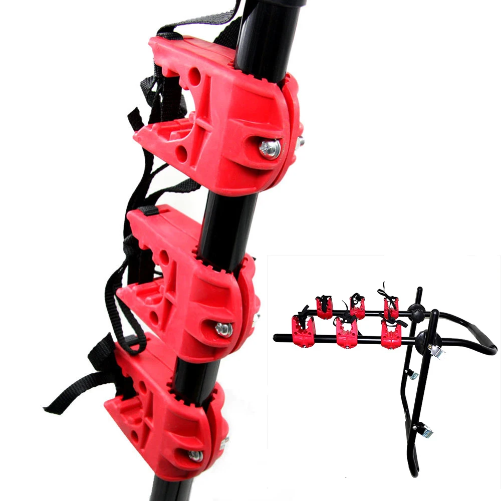 Amazon Hot Sell Quick Release Bike Rack Rear Carrier. Hitch Mount Bike Carrier For 3 Bikes/