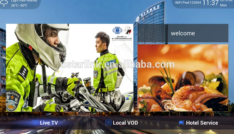 UDP Многоадресная Android-приставка для системы iptv гостиниц и сообществ