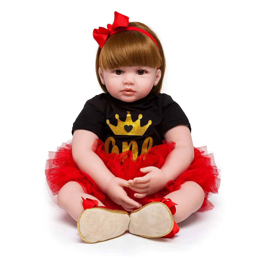 Lifereborn bebes reborn 60 см куклы для маленьких девочек мягкая силиконовая улыбка Boneca Realista Menino Bebe Reborn