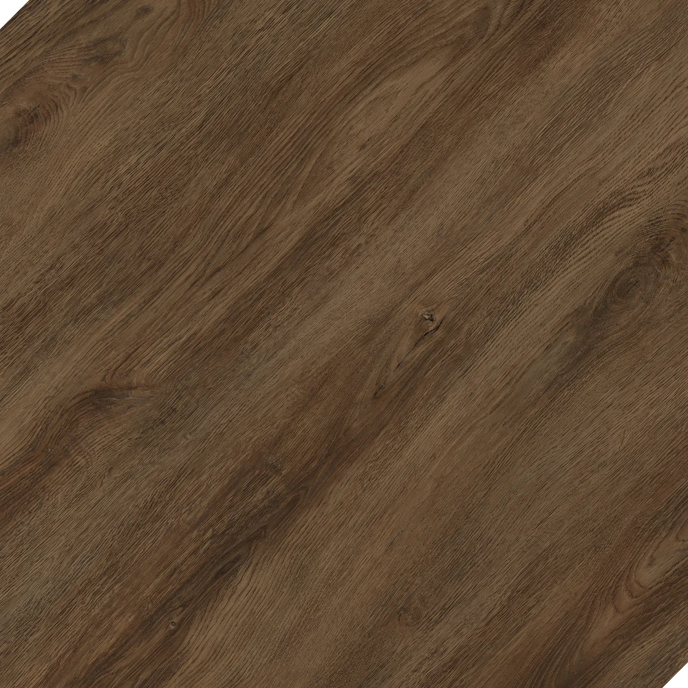 Dark brown Piso Spc 4mm Suelo De Vinilo Lvt Spc Spc Flooring Click With Foam