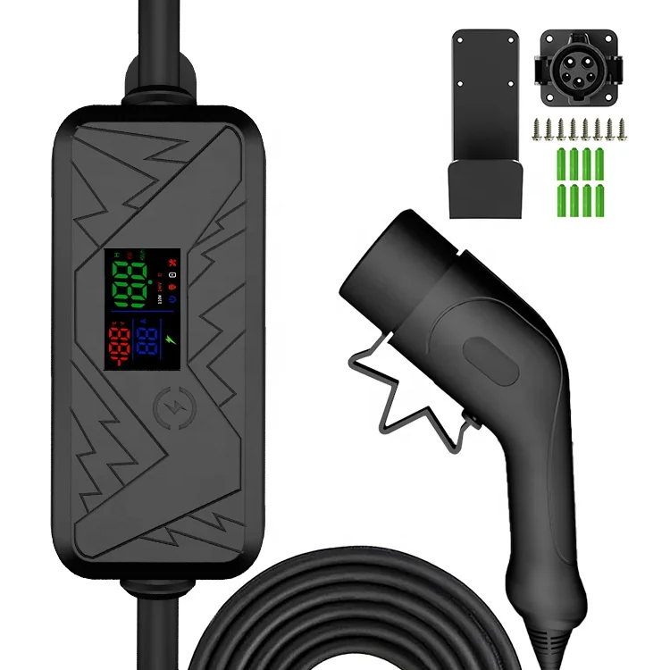 Southking Promotion Price EV Charger Manufacturer 10A 13A 16A current adjustable 3.7kw ev charger for ev cars