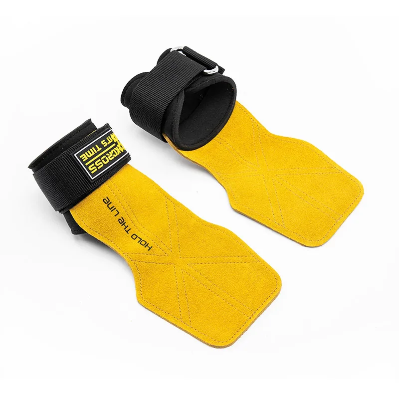 Wholesale High Quality Professional Custom Gym Fitness Micro Fiber Hand Grips for Heavy Training