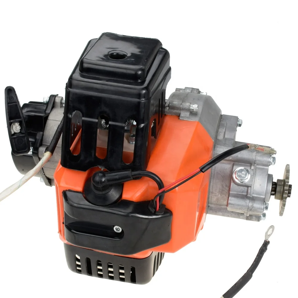 HIAORS 2 stroke engine 43-49cc 20T gear reduction transmission box for mini ATV  pit bike engine motorcycle parts