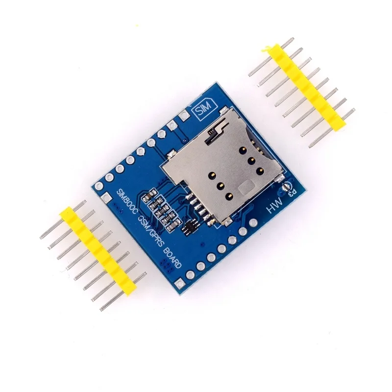 HW-537  Wireless GSM GPRS Module 5V 3.3V TTL single-chip pcba board 51 microcontroller IPEX SIM800C