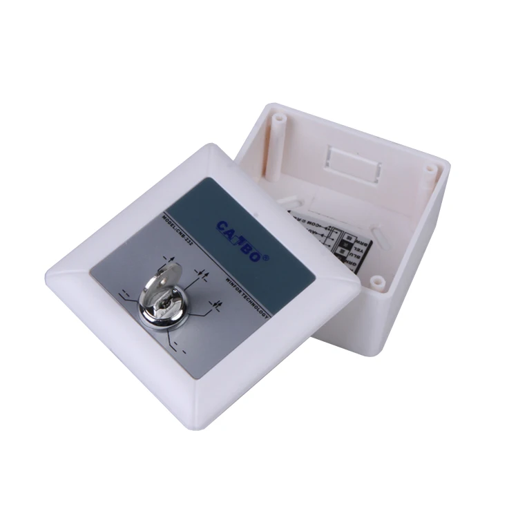 High quality electrical square push button switch for automatic door for roll up door lock by professional manufacturer