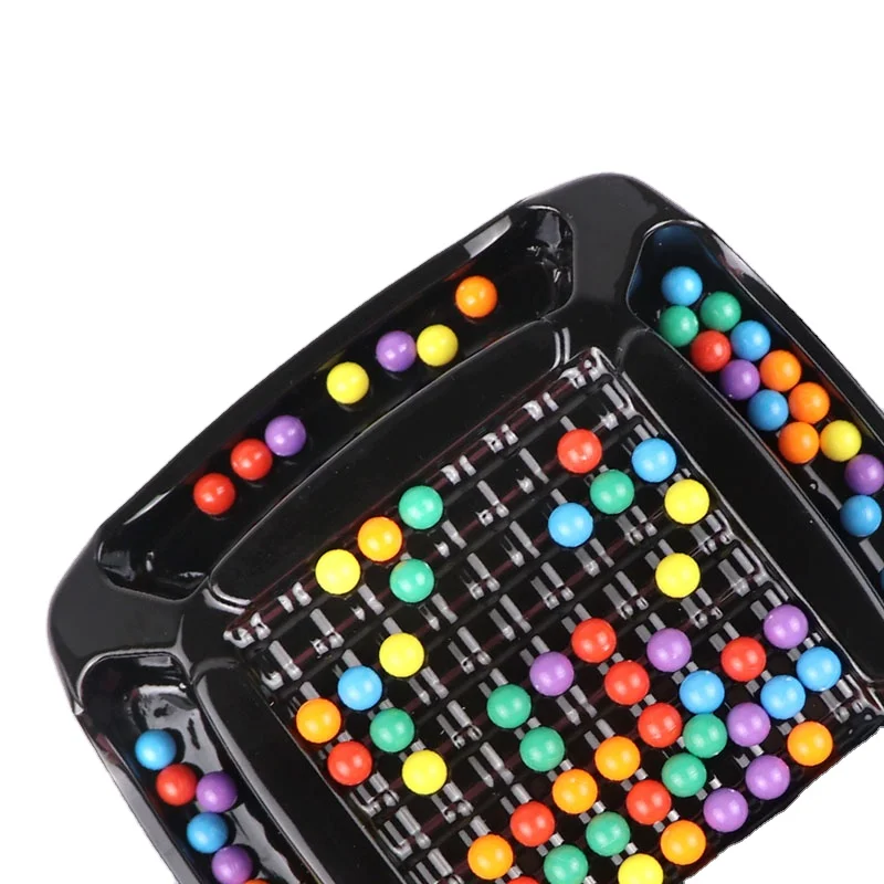 Plastic Juguetes inquieto Fidget Toy Hot Sell Intelligence 48 Beads Rainbow Matching Fun Educational Toys