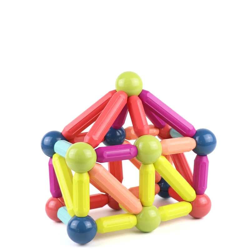 Kids educational STEM toys best seller baby 46pcs magnetic sticks toys magnetic building blocks for children