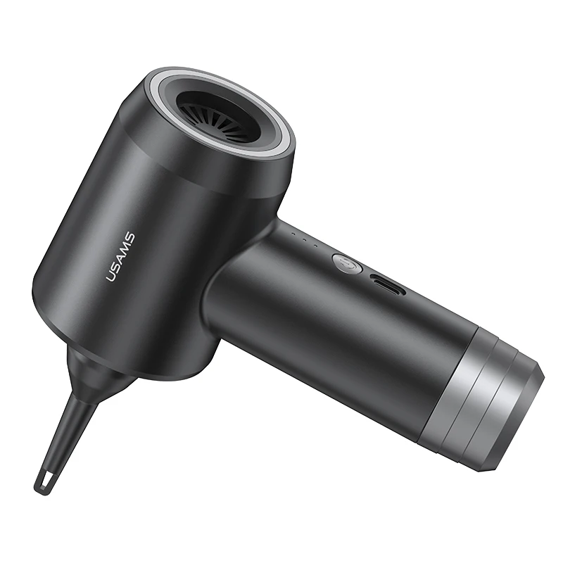 USAMS Hot selling auto Vacuum Cleaner Portable Cordless powerful Rechargeable mini Car Vacuum Cleaner with safety cutter