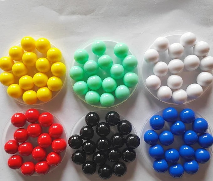 white black red yellow blue green glass marble balls for game