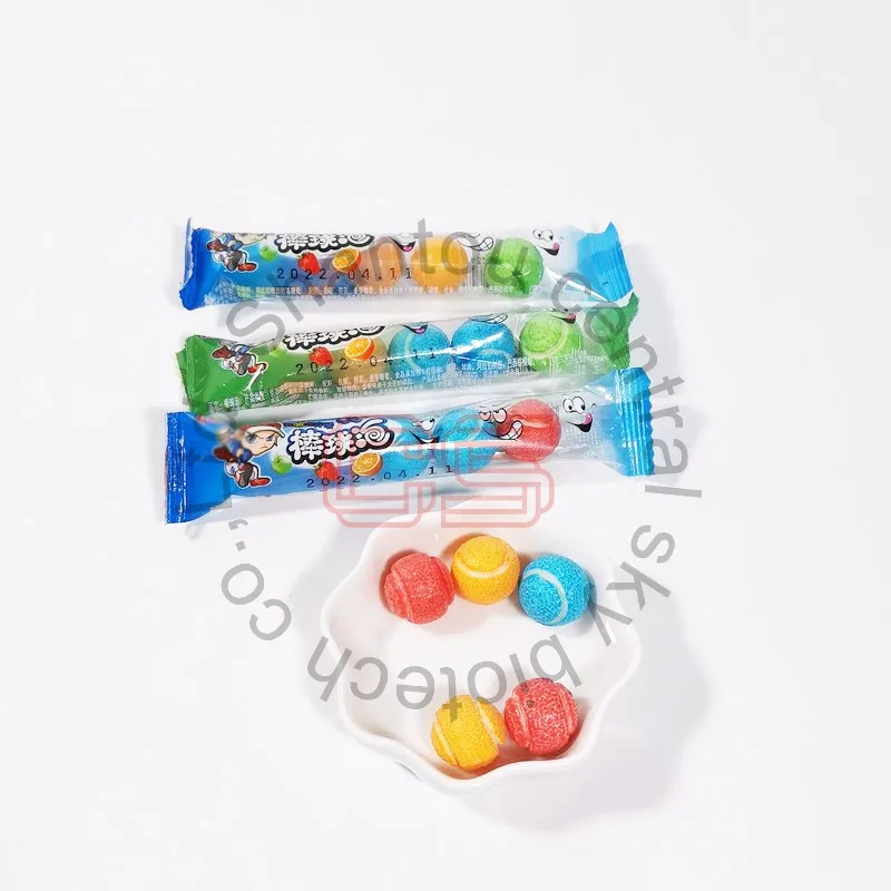 custom bubble gum Ball Candy fruity baseball chewing gum For Sale