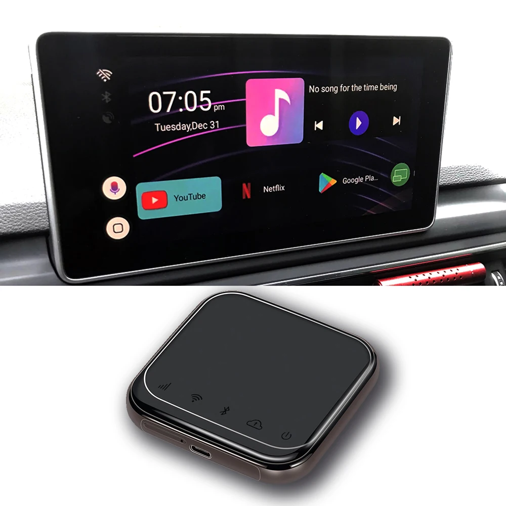 Newest mini multimedia  smart apple carplay ai box android 9.0 car 4+64G